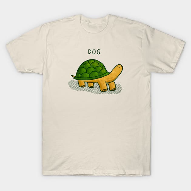 Dog Turtle T-Shirt by Tania Tania